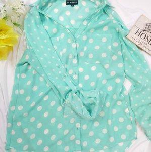 My Michelle womans long sleeve blouse. Size L